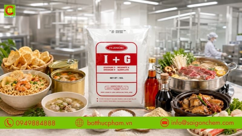 Ứng dụng chất điều vị I+G Fujimori trong thực phẩm